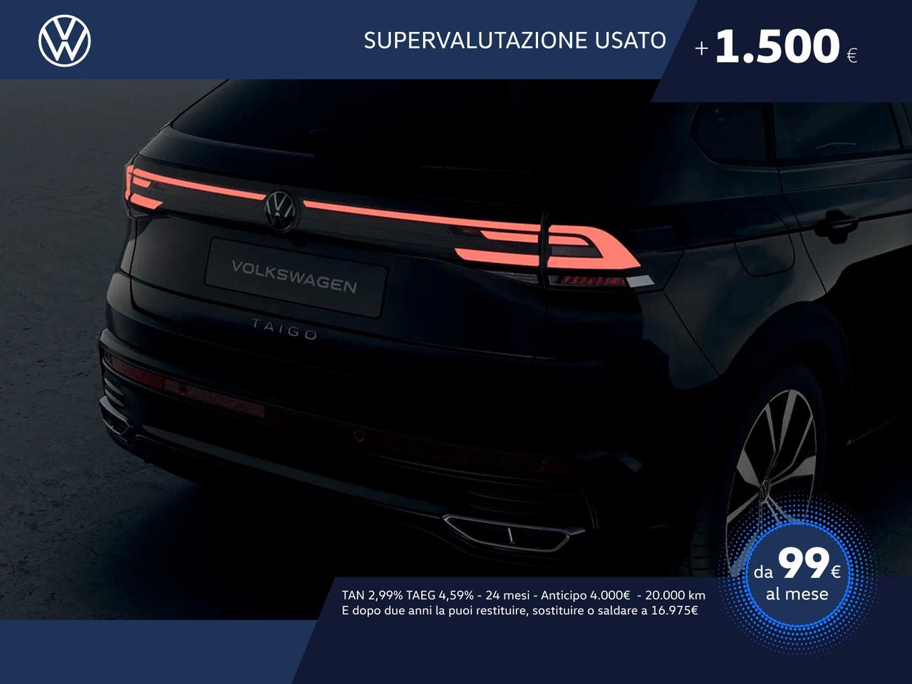 Volkswagen Taigo 1.0 tsi r-line plus 115cv