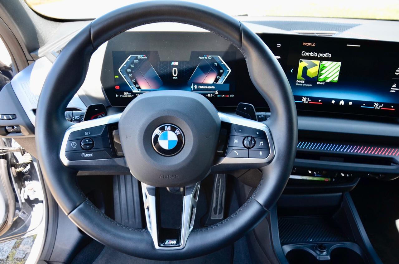 BMW 120d 48V MSPORT PRO 163cv AUTO, GAR. BMW 11/29, PACK SERVICE 11/29, IVA ESPOSTA, UNICOPROPRIETARIO, SOSPENSIONI ADATTIVE, HIGH BEAM, PERMUTE