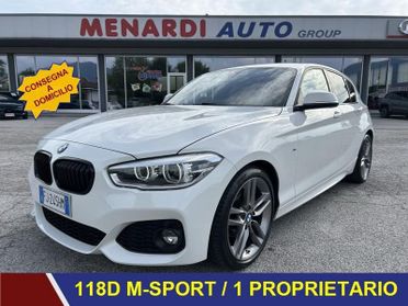 BMW Serie 1 118 d 5p. Msport 1 PROPRIETARIO / GARANZIA EUROPEA