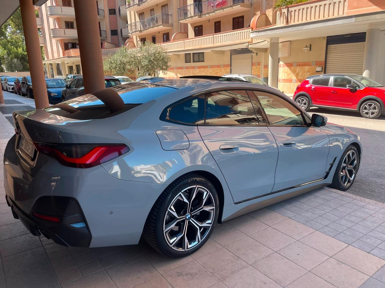 Bmw 420d GC 48V 190cv MSPORT "TETTO NAVY PELLE LED 19"