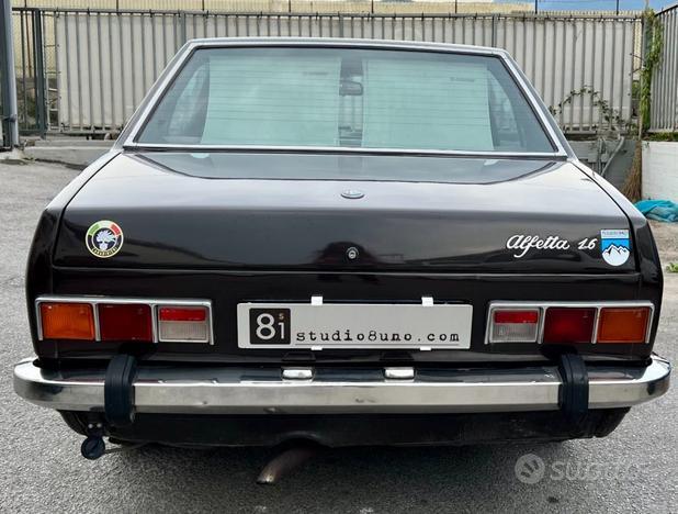 ALFA ROMEO Alfetta 1.6 iscritta ASI