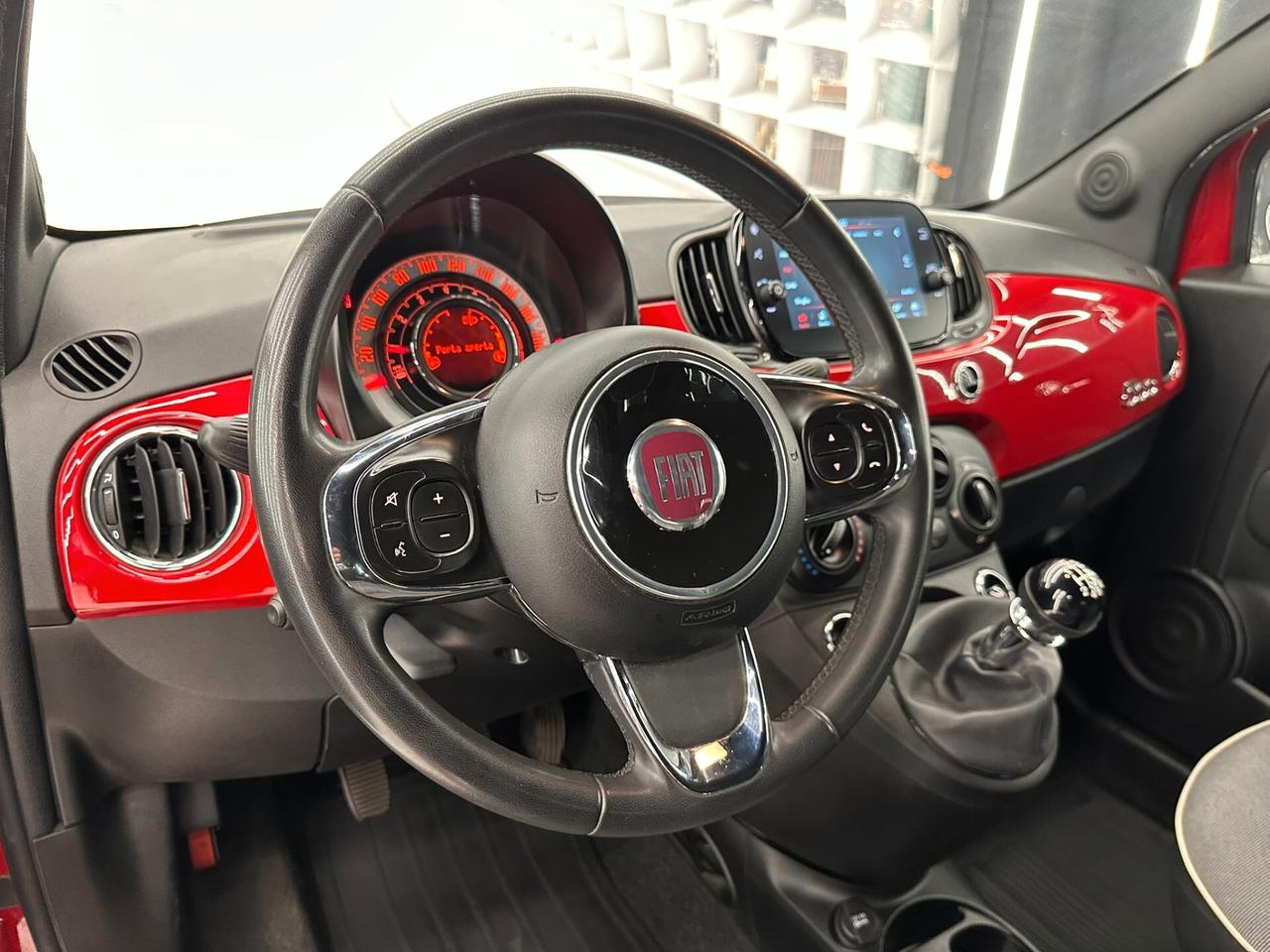 Fiat 500 1.0 hybrid 70cv-NEO PATENTANTI-KM CERTIFICATI-PERM