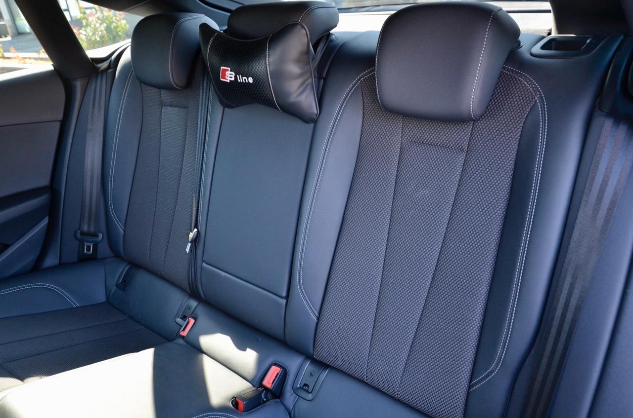 AUDI A5 SPORTBACK 40 2.0 TDI MILD HYBRID S-LINE INT+EXT QUATTRO 204cv S-TRONIC, UFF ITALIANA, EURO 6D, SERVICE AUDI, MATRIX, BLACK PACK, RETROCAMERA, PERMUTE