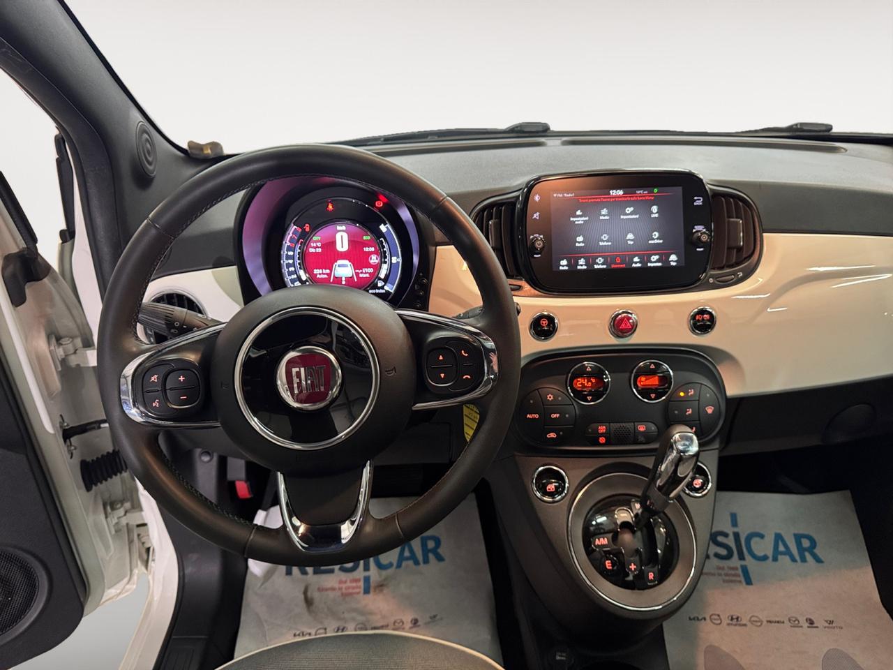 FIAT 500 1.2 Lounge 69cv dualogic IDONEA NEOPATENTATO