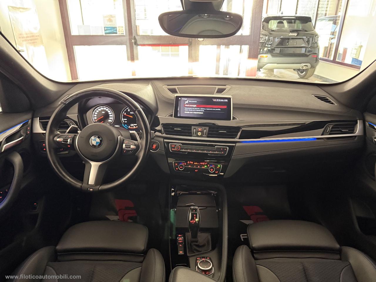 BMW X1 xDrive20d Msport AUTO KM 75.260 PACK TOTAL BLACK - CERCHI DA 19