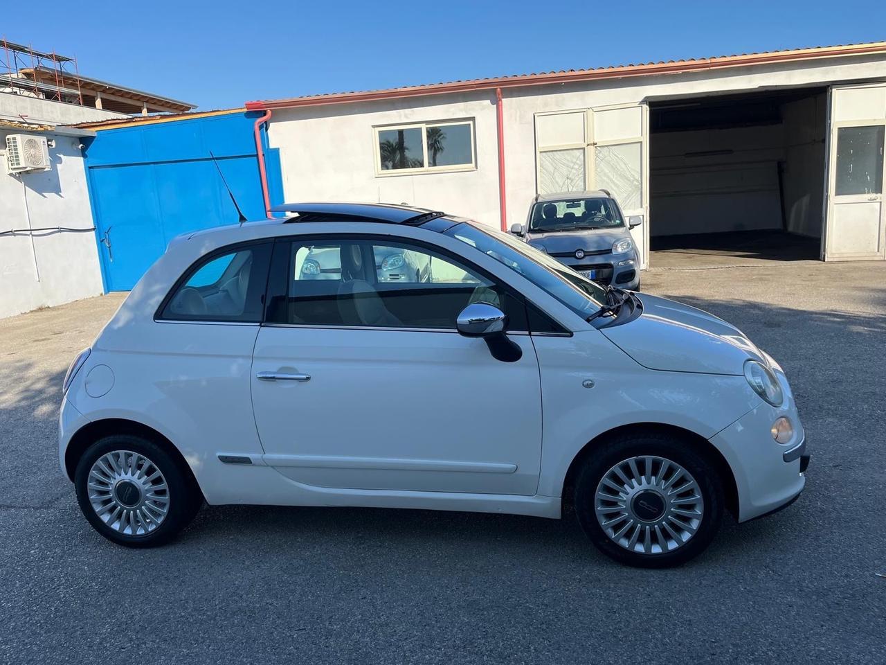 Fiat 500 Lounge 1.2 benz-tetto apri-2008