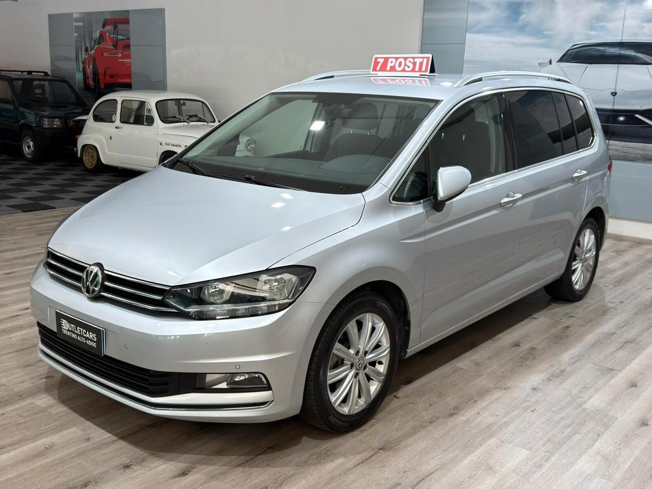 VW TOURAN 1.6TDI 115cv 7POSTI 1PROPRIETARIO