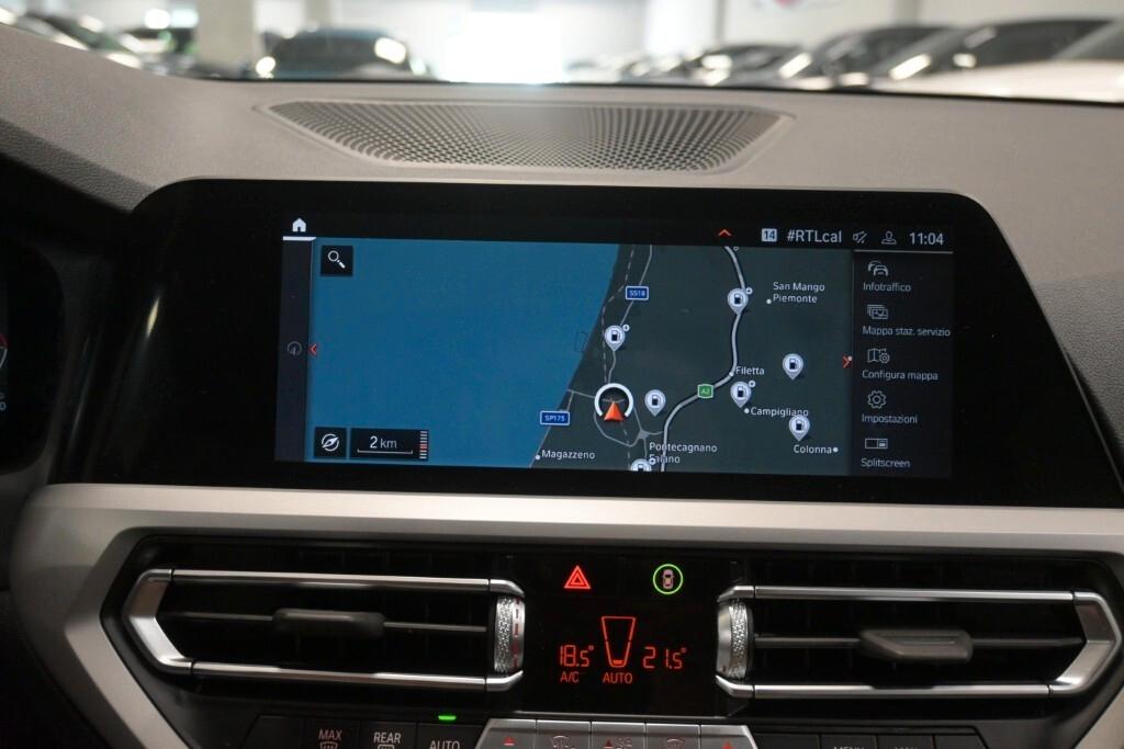 BMW 318D TOURING 150CV STEPTRONIC 48V BUSINESS ADVANTAGE ( FARI LED - BMW DIGITAL COCKPIT - CLIMA TRIZONA - CRUISE - NAVI - PDC )