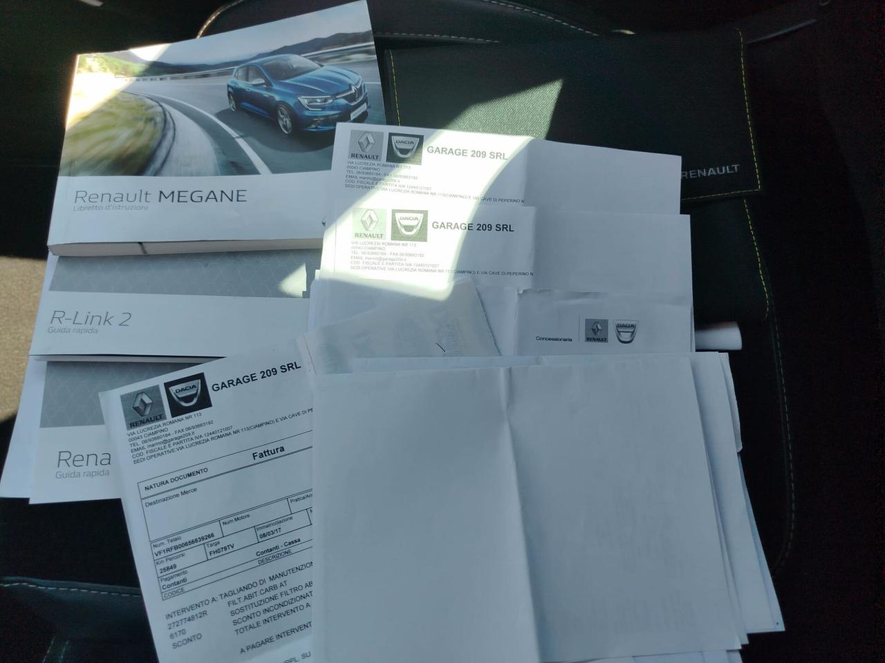 MEGANE 1.5dci-110cv *DISTRIBUZIONE FATTA* TAGLIANDI CERTIFICATI- GARANZIA 12 MESI