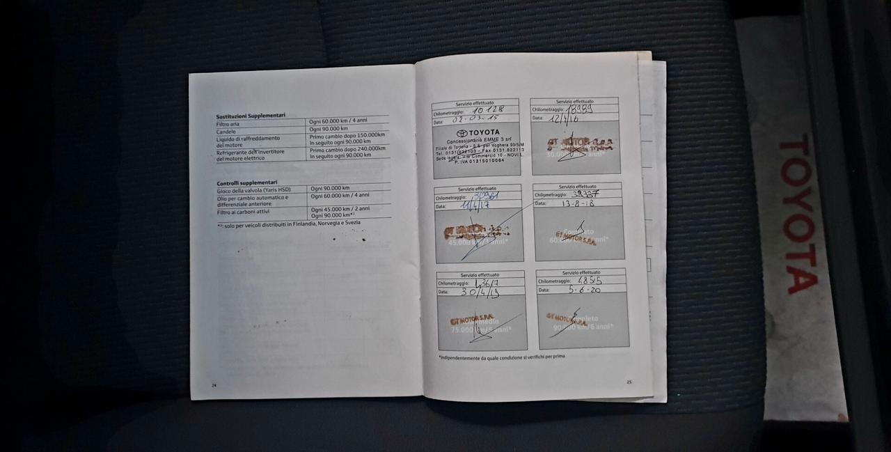 TOYOTA YARIS 1.5 BENZINA/IBRIDA FULL OPTIONAL KM 71 MILA