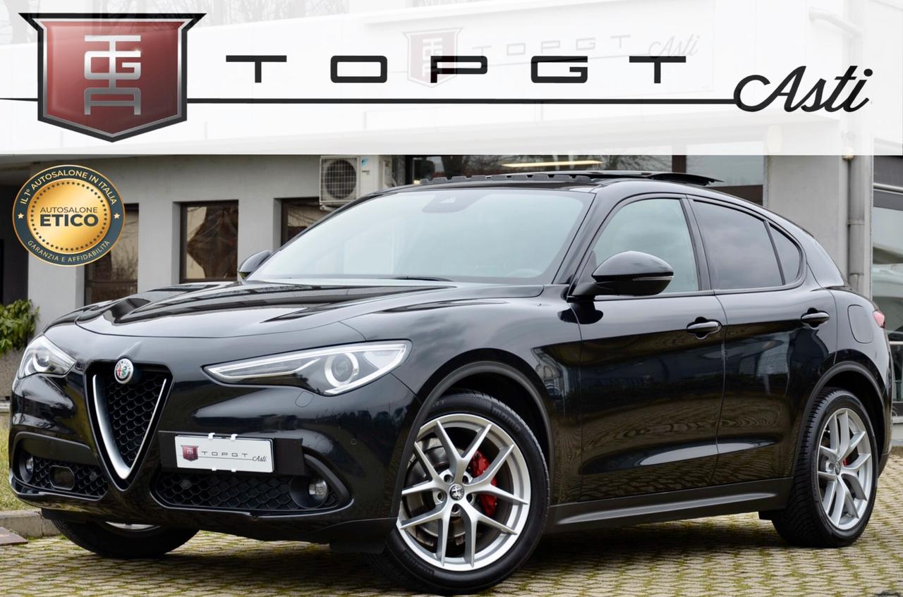 ALFA ROMEO STELVIO 2.2 T EXECUTIVE RWD 180cv AUTO, EURO 6B, TETTO, RETROCAMERA, 20", NAVI, PERMUTE