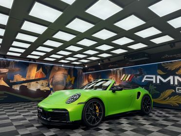 Porsche 911 Turbo S Cabriolet (925) Auto Pellicolata verde
