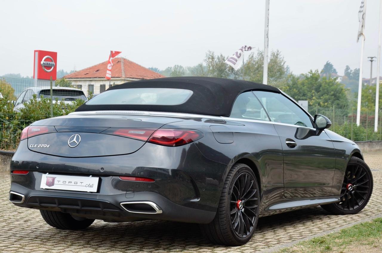 MERCEDES-BENZ CLE CABRIO 220d MILD HYBRID AMG LINE PREMIUM 197cv AUTO, UNICOPROPRIETARIO, UFF ITALIANA, HI-FI PREMIUM, FARI DIGITAL LIGHT, RETROCAMERA, PERMUTE