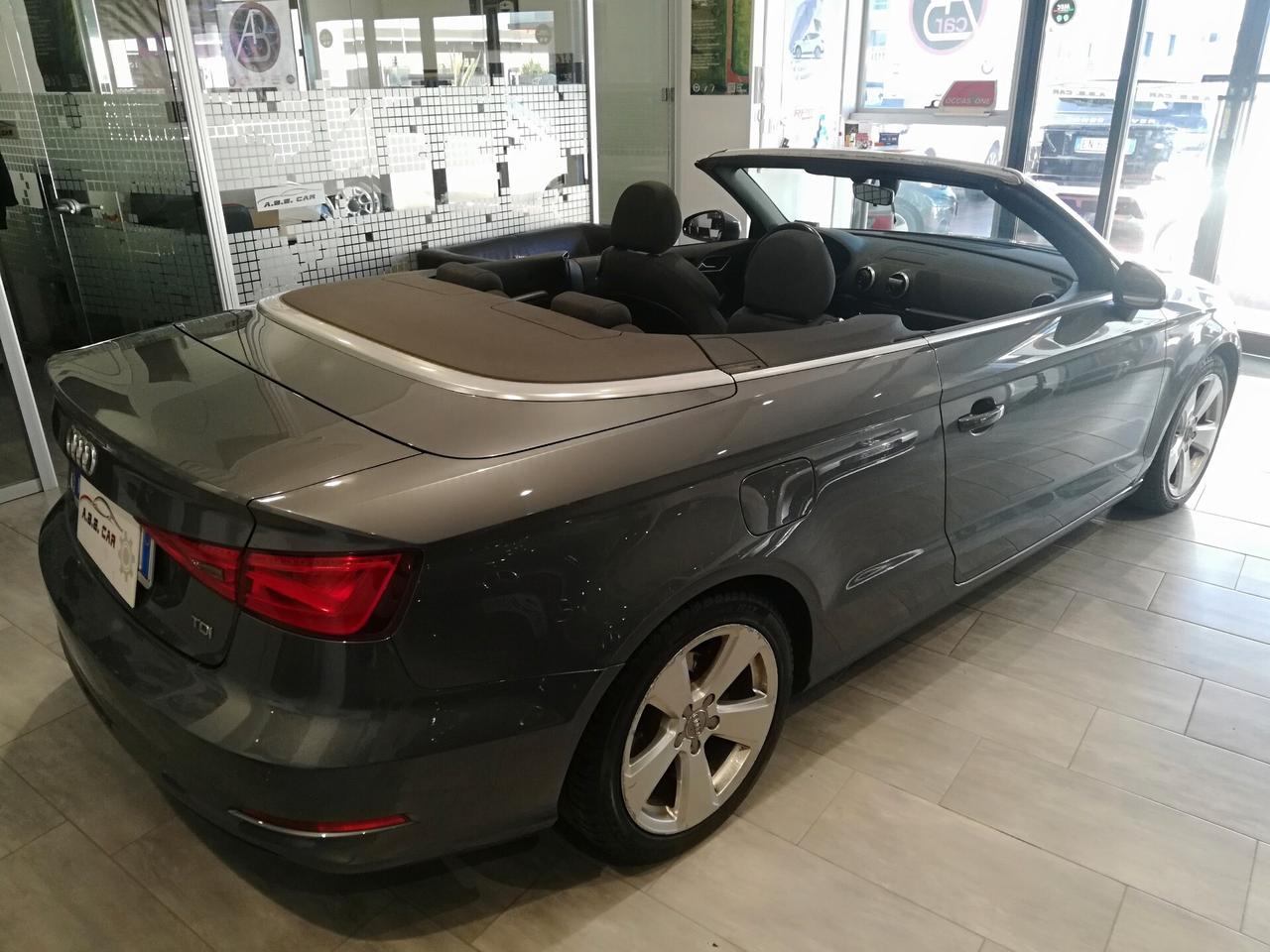 AUDI - A3 Cabrio - 2.0 TDI cl.d S tr. Ambition - EURO6 - FINANZIABILE - RITIRO PERMUTE