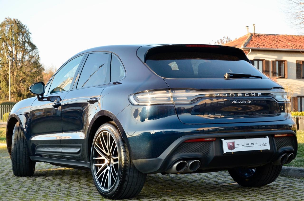 PORSCHE MACAN 2.9 S 380cv PDK, SERVICE UFF PORSCHE, SOSPENSIONI, HI-FI BOSE, SPORT CHRONO, FULL LED, 21", PERMUTE