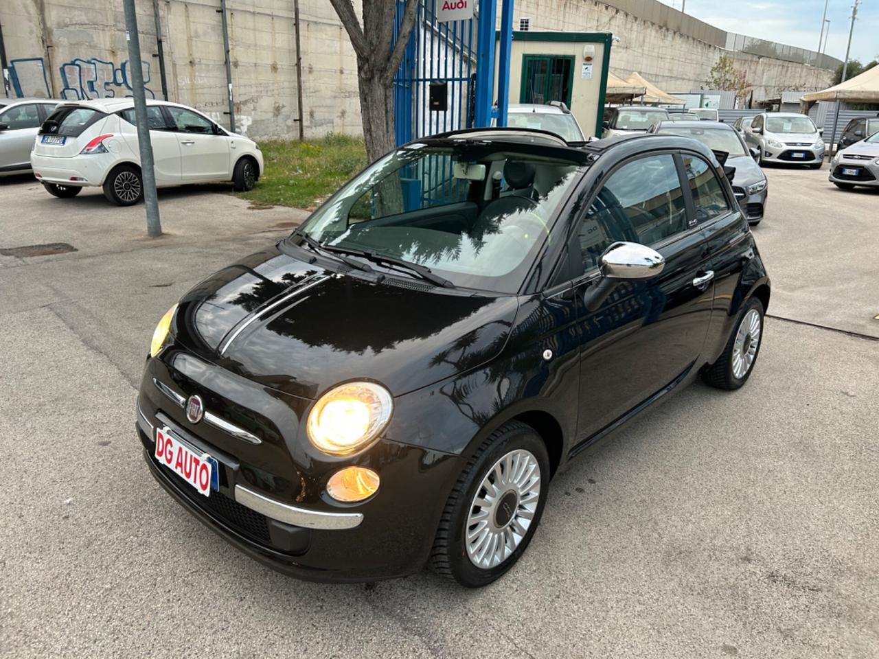 Fiat 500 1.2 benzina Lounge cabrio 70 cv 2012