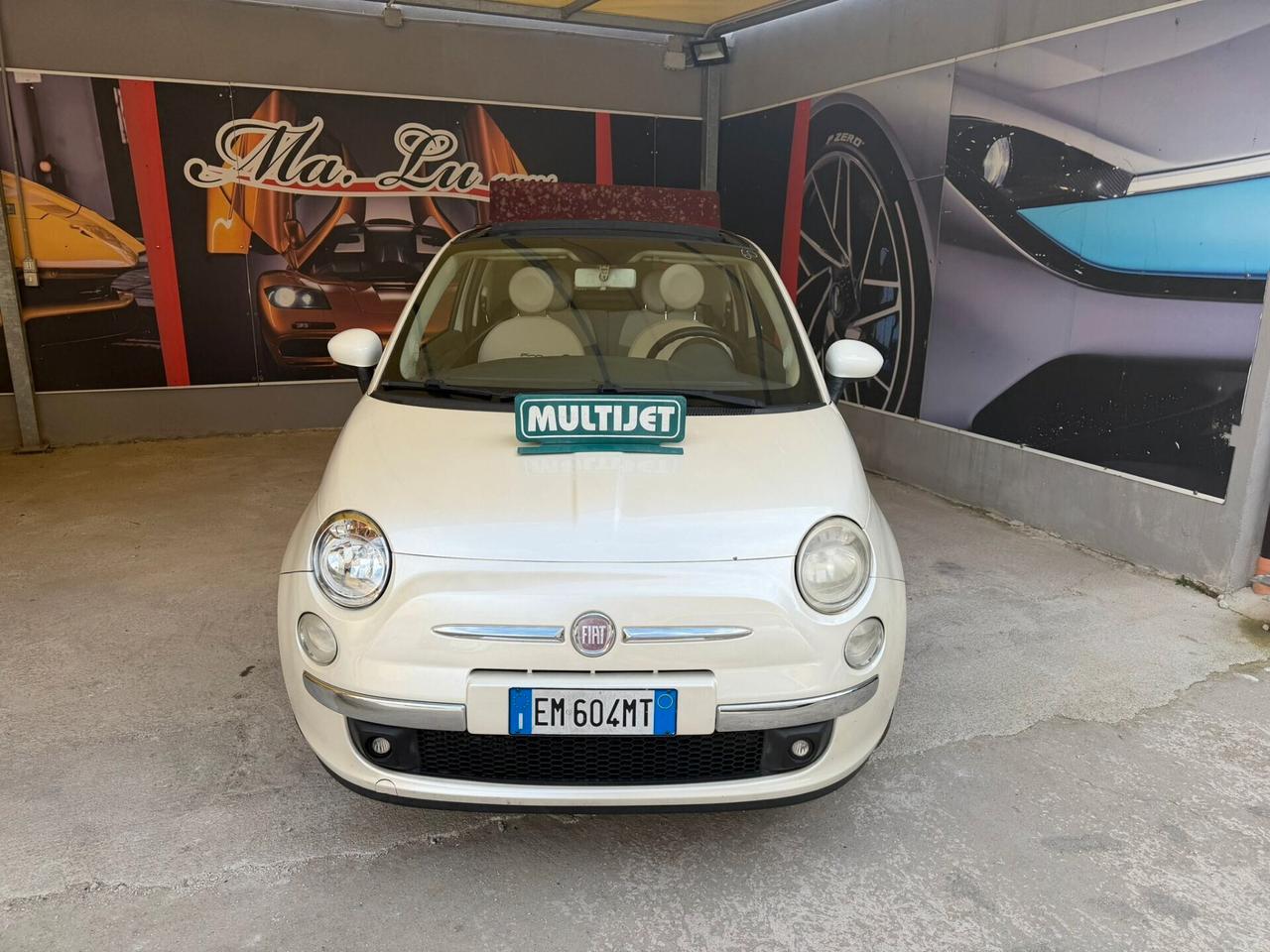 Fiat 500 1.3cc diesel 12 mesi garanzia-2012