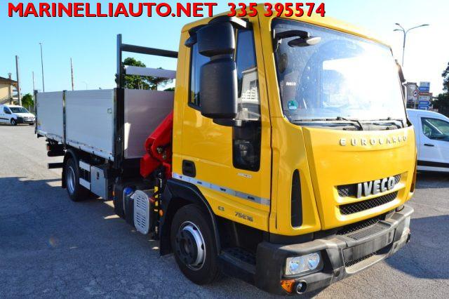 IVECO EUROCARGO 75E16 CON GRU HC60 E RIBALTABILE