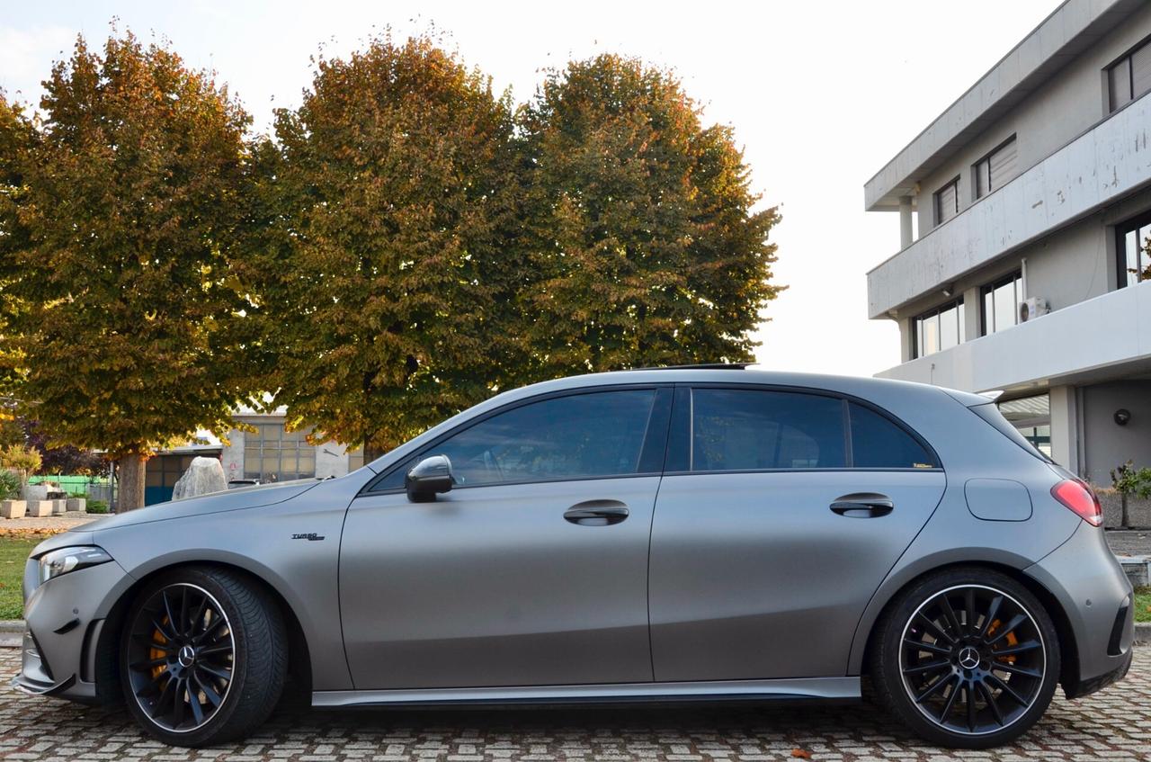 MERCEDES-BENZ A 35 AMG RACE EDITION 4MATIC 306cv AUTO, ECCELLENTI CONDIZIONI, UFF ITALIANA, EURO 6D, TETTO, NIGHT PACK, HI-FI BURMESTER, SCARICO, SOSPENSIONI ADATTIVE, MULTIBEAM, 19", PERMUTE