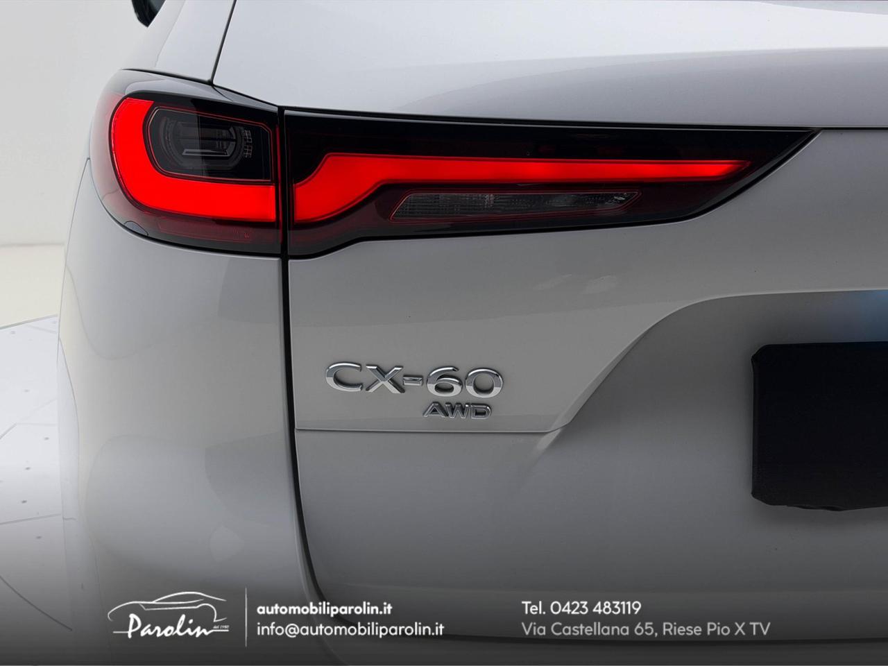 Mazda CX-60 3.3 m-hybrid boost Homura AWD Tetto-Perla-Black pack