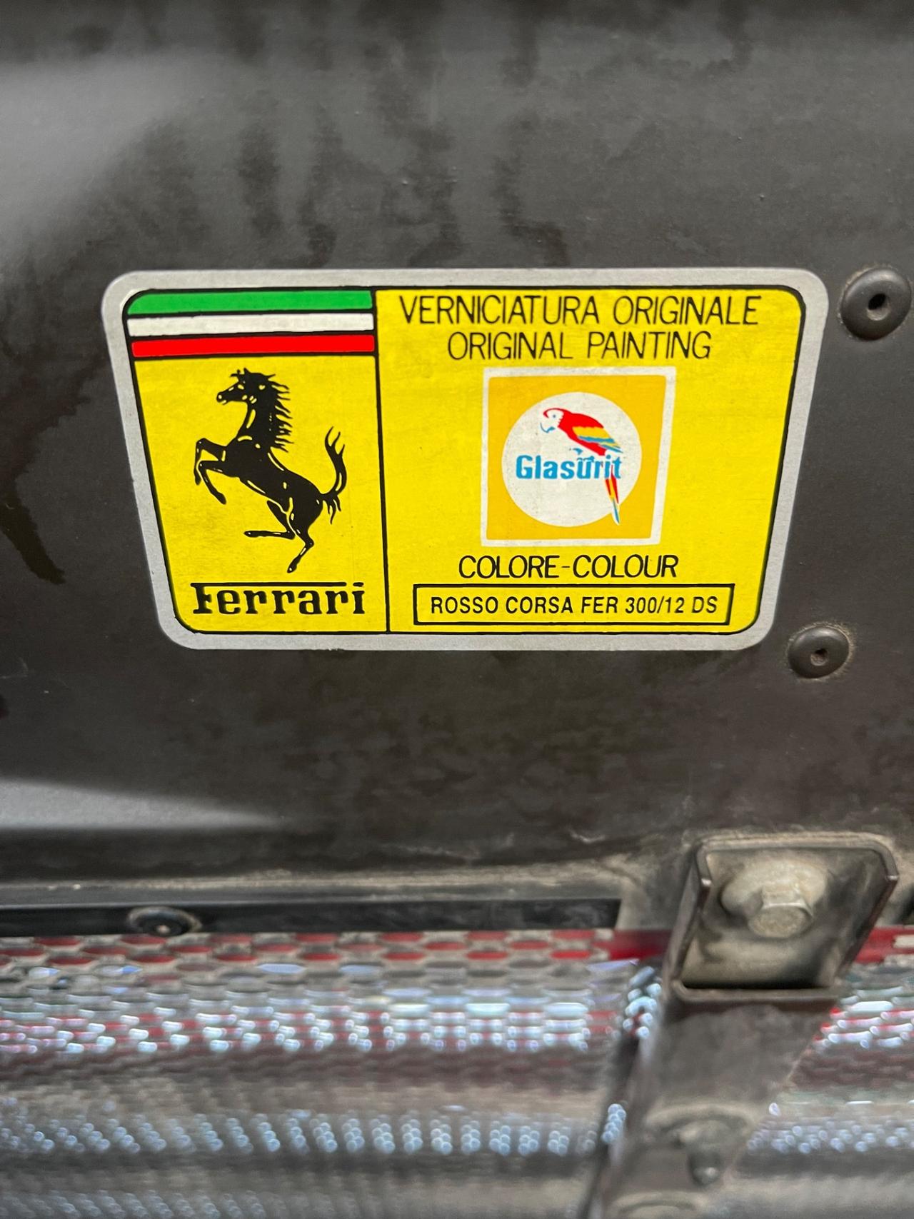 Ferrari F355 GTS Manuale ASI Unipro PERMUTE RATE