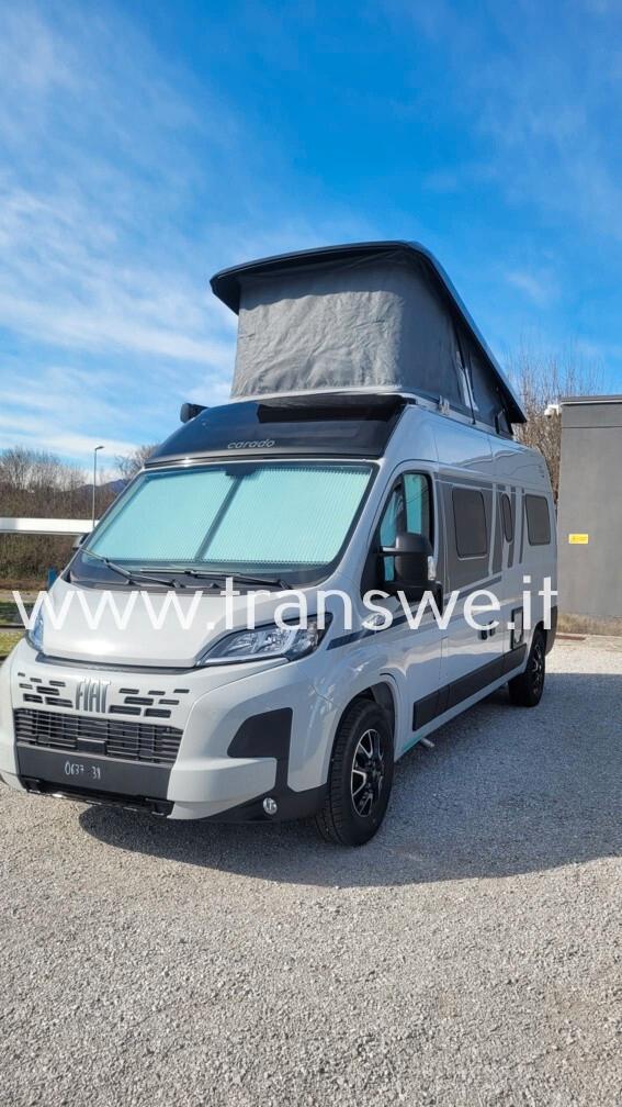 Carado CV 600 PRO+ camper van con tetto POP UP