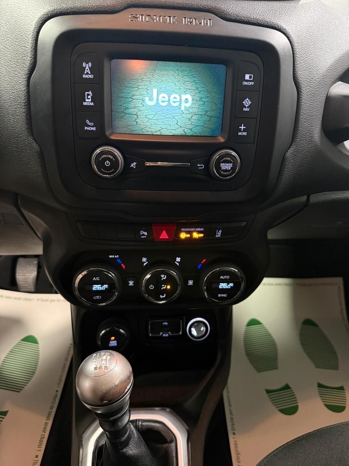 Jeep Renegade 2.0 Mjt 140CV 4WD Active Drive Limited DEL 2015 EURO6