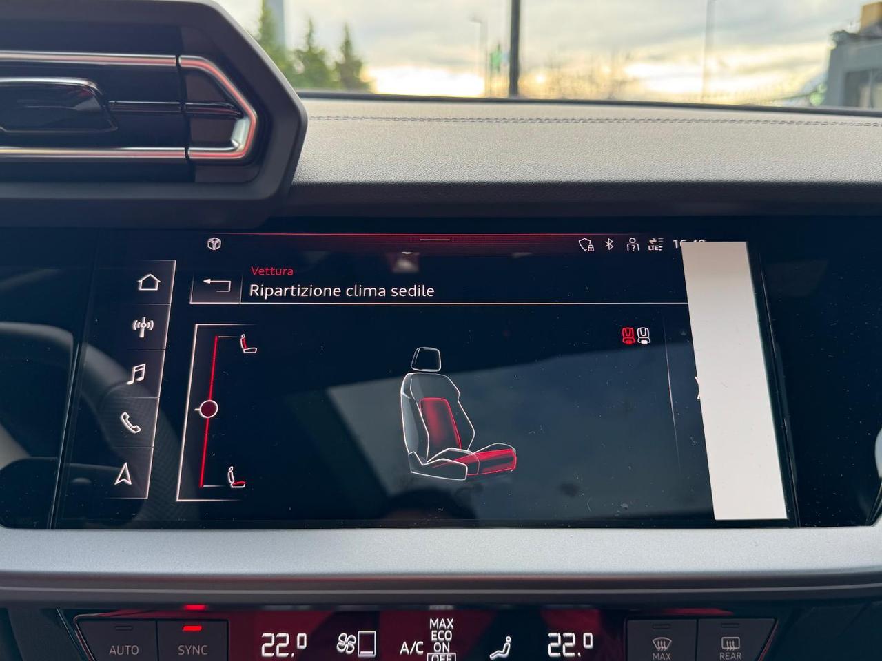 Audi A3 Sportback 2.0 tdi S line edition 150cv s-tronic