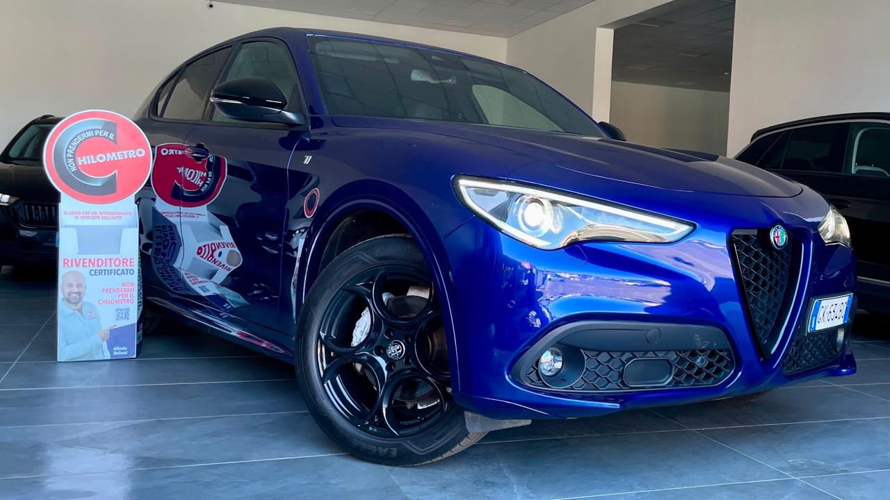 ALFA ROMEO STELVIO 2.2 Q4 TI TURBODIESEL 210CV - VOLANTE E SEDILI IN PELLE RISCALDABILI, MEMORIA