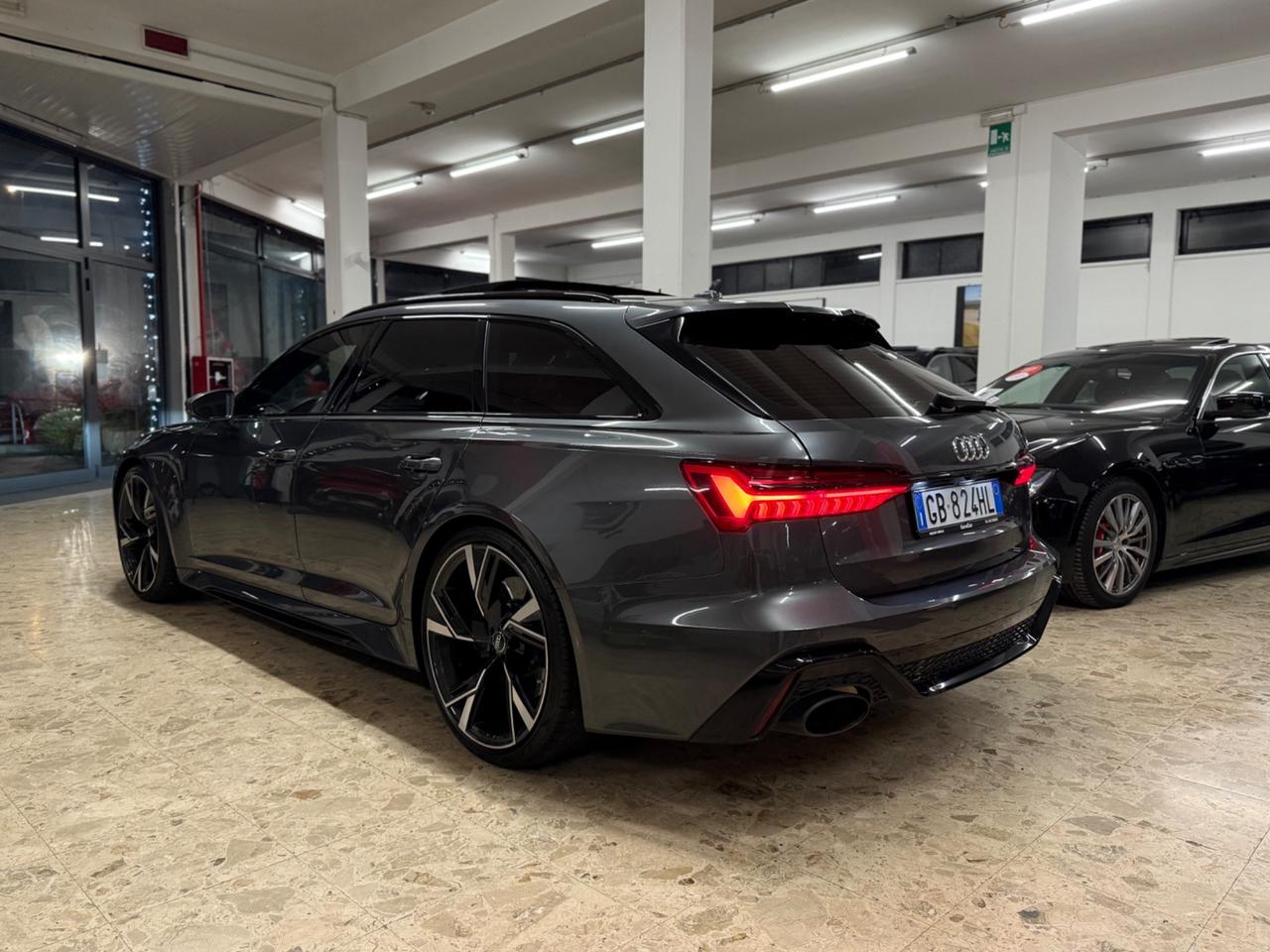 Audi RS6 Avant 4.0 TFSI V8 quattro 600cv 07/2020 Carbon Tetto 4 sterzanti