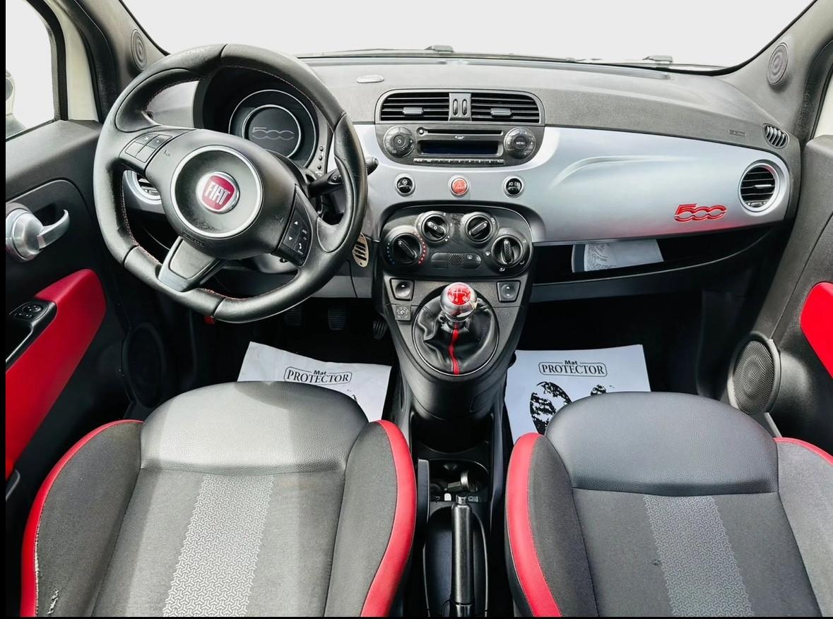 Fiat 500 1.2 benzina gpl 2015 euro 6 tributo ferrari neo patentati