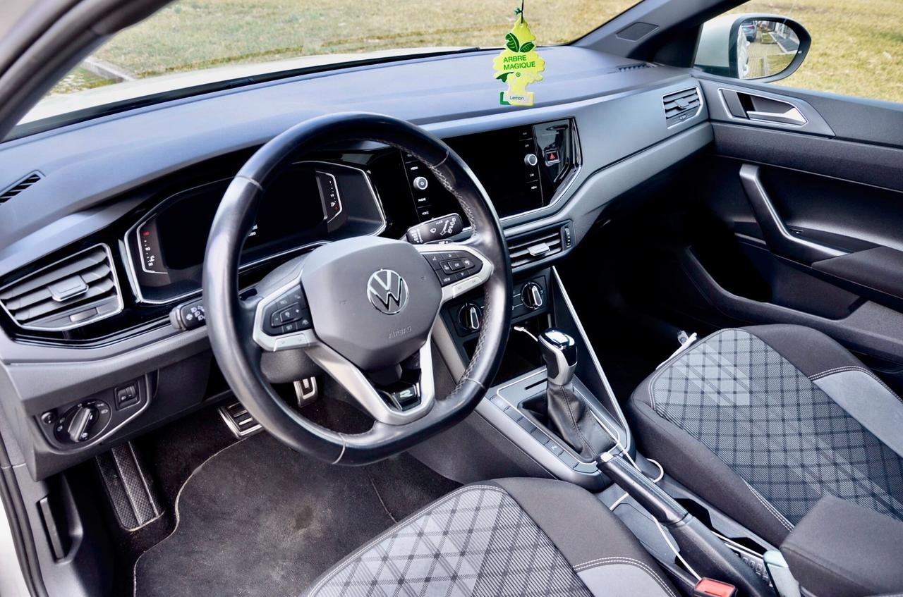 VOLKSWAGEN TAIGO 1.5 TSI R-LINE 150cv DSG, UNICOPROPRIETARIO, UFF ITALIANA, EURO 6D, TETTO, FARI FULL LED, APPLE ANDROID, PERMUTE