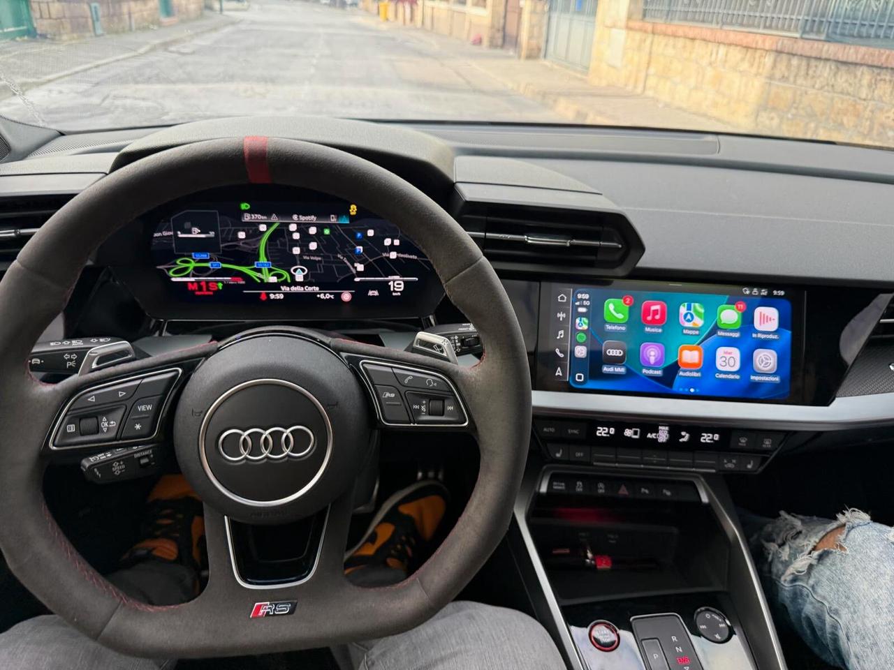 Audi RS3 TOTAL BLACK TETTO APRIBILE PERMUTE 3336121884