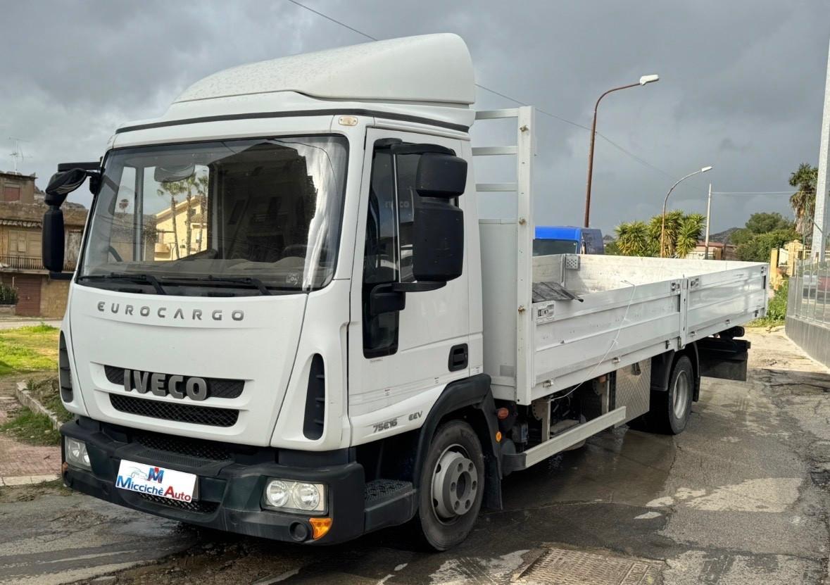 IVECO EUROCARGO 75E16 CASSONE FISSO DOPPIA SPONDA SOLO 94000 KM