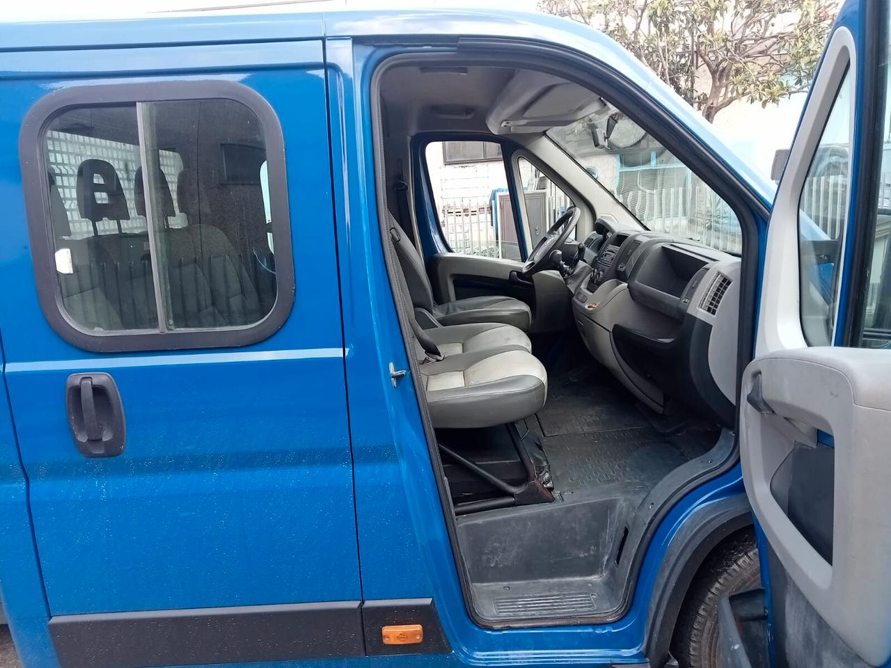 AUTOCARRO FIAT DUCATO CON CASSONE RIBALTABILE TRILATERALE CON CABINA ALLUNGATA