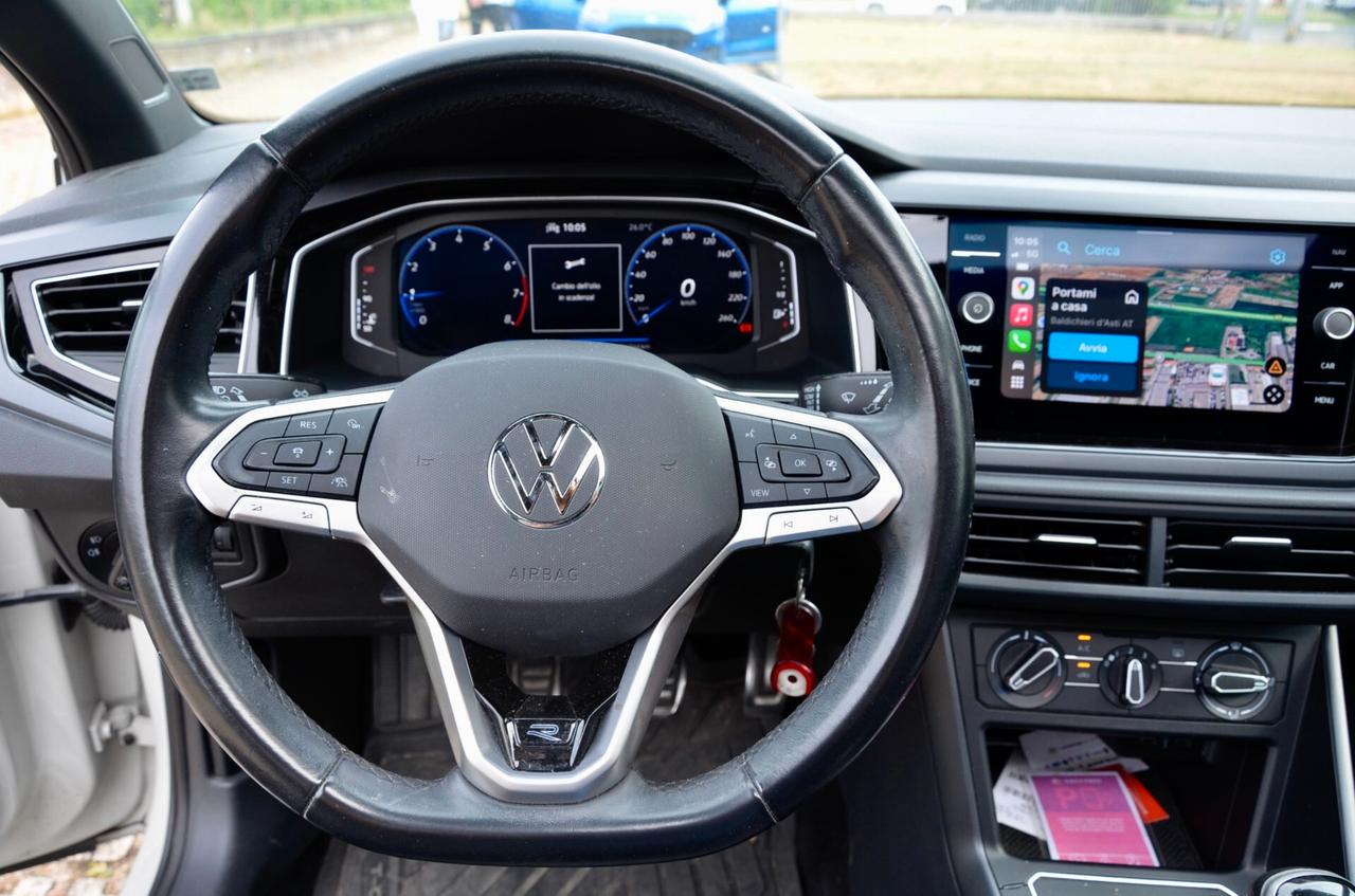 VOLKSAWGEN TAIGO 1.0 TSI R-LINE 110cv, UNICOPROPRIETARIO, UFF ITALIANA, SERVICE UFF VW, TETTO, EURO 6D, FARI LED, PERMUTE