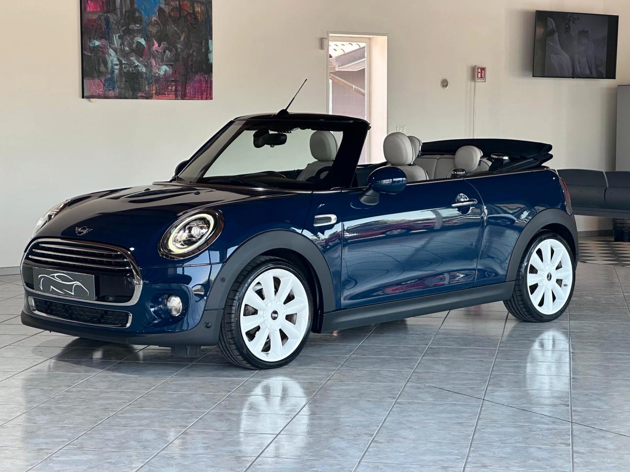 Mini Cooper D Cabrio 1.5 Hype auto 7m my18 *UniProprietario*LapisLuxuryBlue*FariBiLed*Cerchi18'*