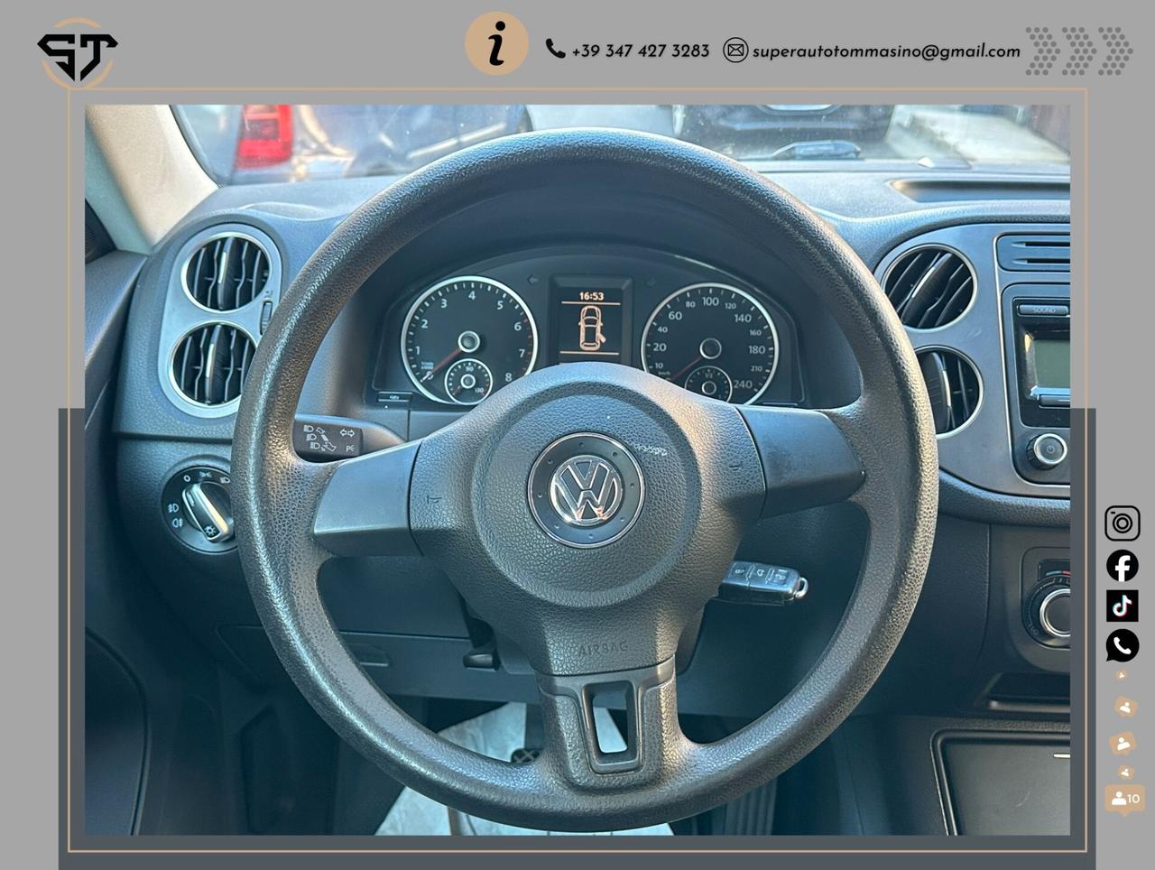 Volkswagen Tiguan 1.4 TSI Trasportabile in Italia