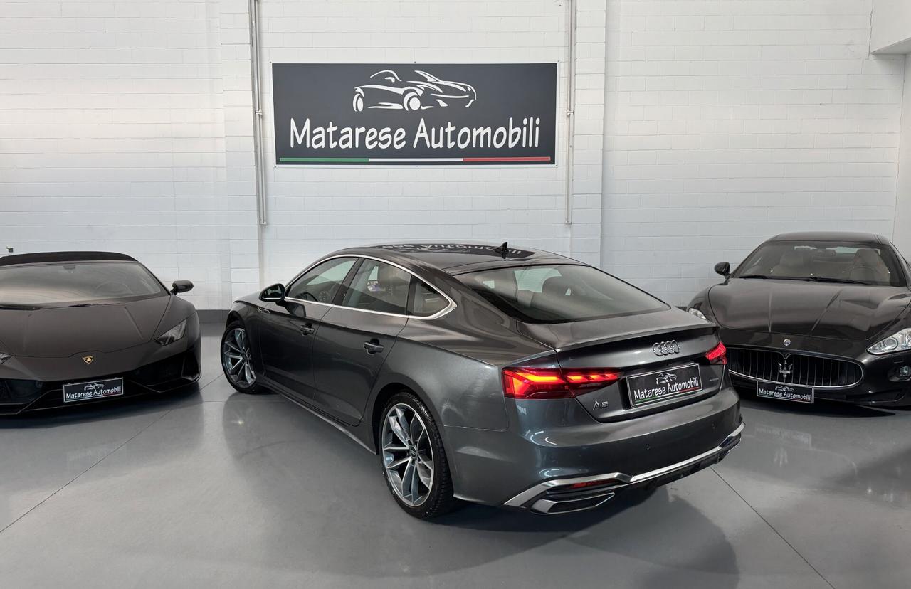 Audi A5 SPB S-Line 40 tdi 2.0 204cv quattro 1 Proprietario Finanziabile