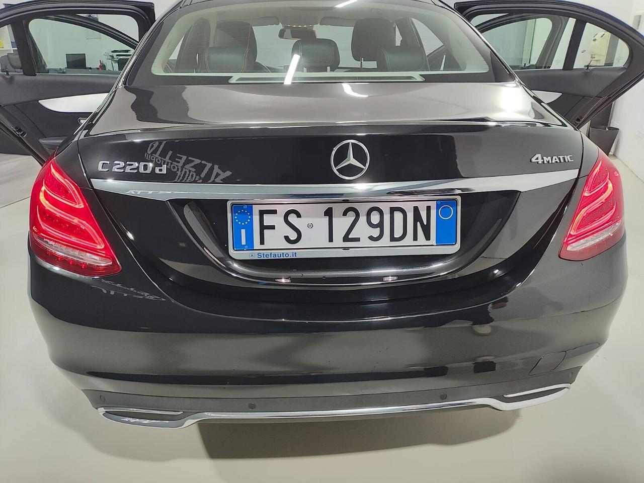 Mercedes-benz C 220 d 4Matic km 61000 certificati