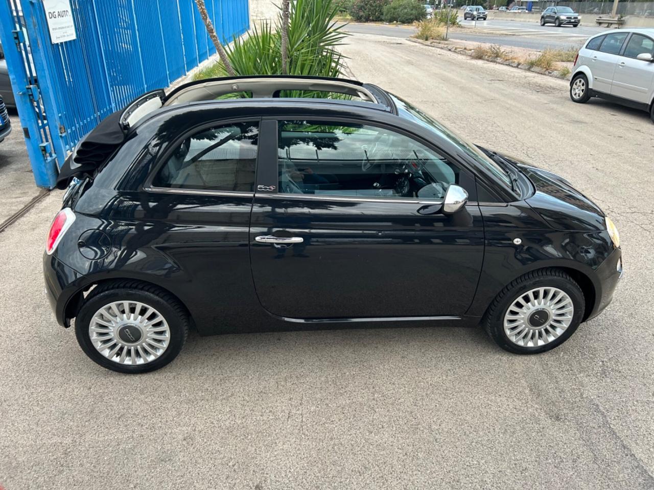 Fiat 500 1.2 benzina Lounge cabrio 70 cv 2012