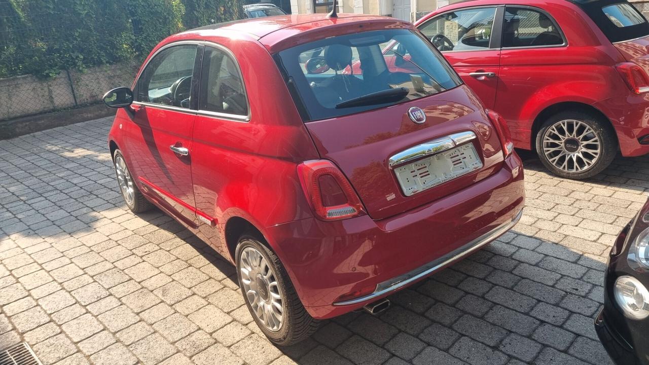 Fiat 500 1.2 Lounge 69 cv anno 2018 km 62000