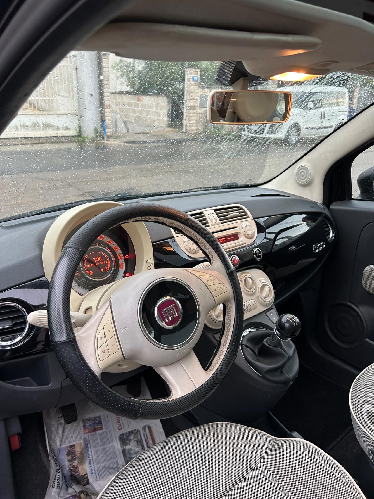 Fiat 500 1.2 69 cv-2009-CLIMA-PANO