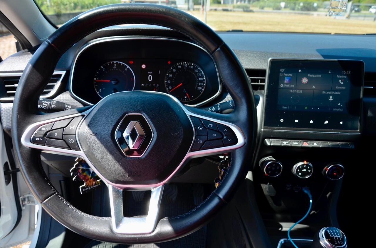 RENAULT CLIO 1.5 BLUE DCI 85cv, UFF ITALIANA, EURO 6D, FARI LED, NAVI, RETROCAMERA, PERMUTE