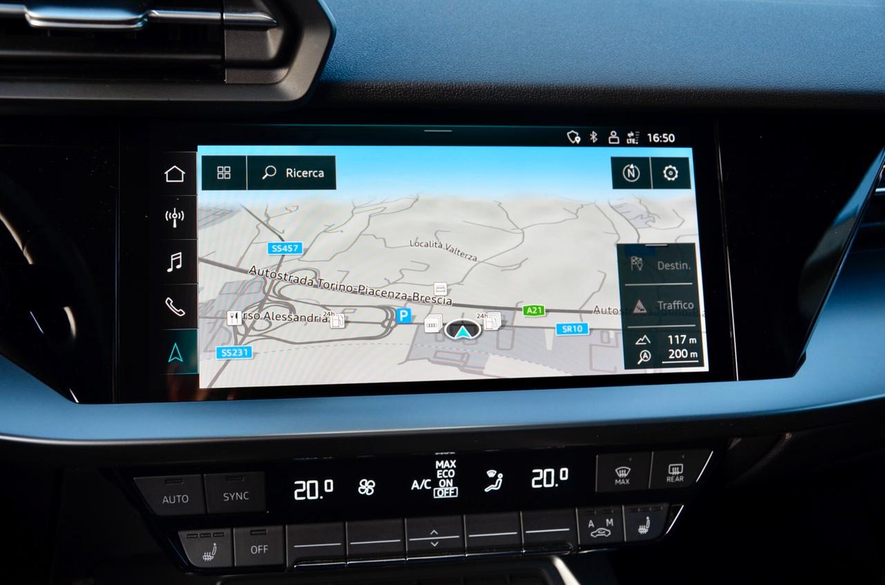 AUDI A3 SPB 30 TDI BUSINESS ADVANCED 116cv S-TRONIC, EURO 6D, PELLE, RETROCAMERA, BAULE ELETTRICO, PERMUTE