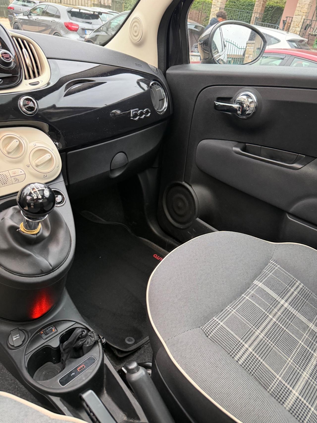 Fiat 500 LOUNGE TETTO KMCERT GARANZ NEOPAT