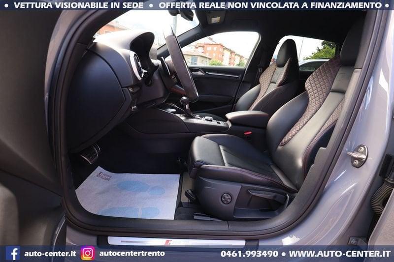Audi A3 RS3 SPB 2.5 quattro Stronic GRIGIO NARDO'