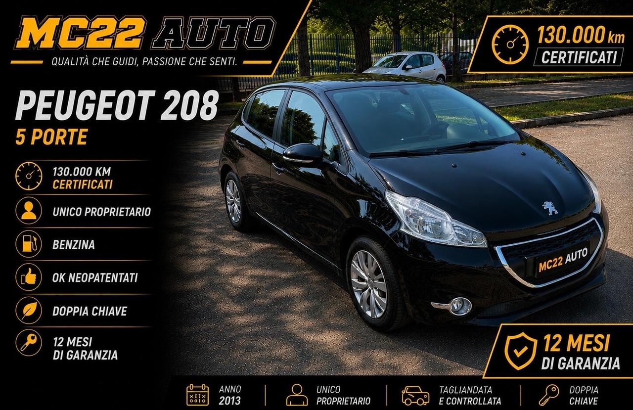 Peugeot 208 Ok neopatentati Unico proprietario