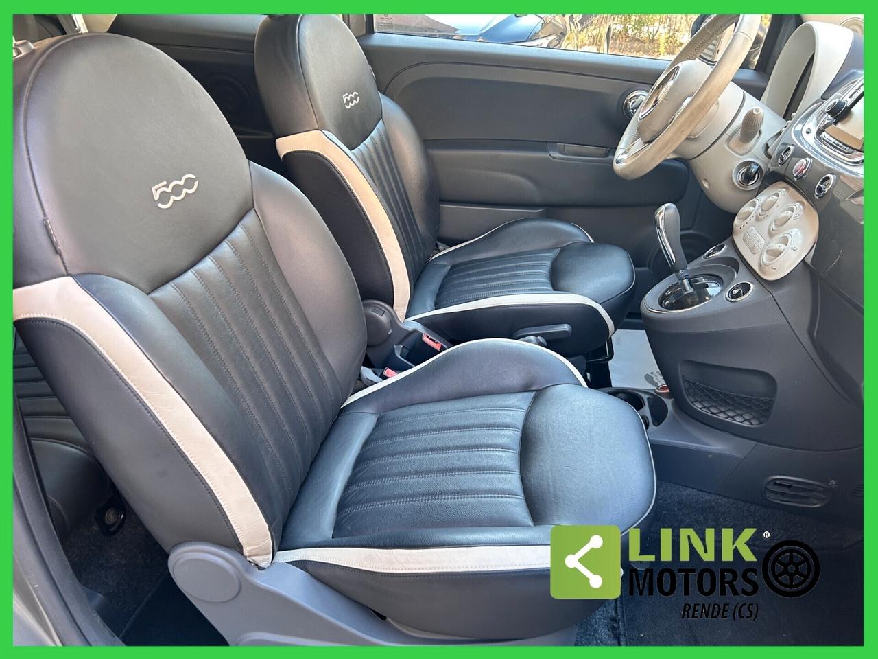 Fiat 500 1.2 Km 31.200 - Pelle Frau - 2016