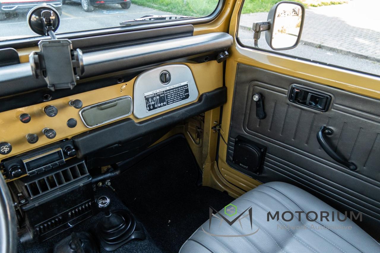 TOYOTA Land Cuiser BJ 42 3.4 DIESEL – PASSO CORTO – 1982